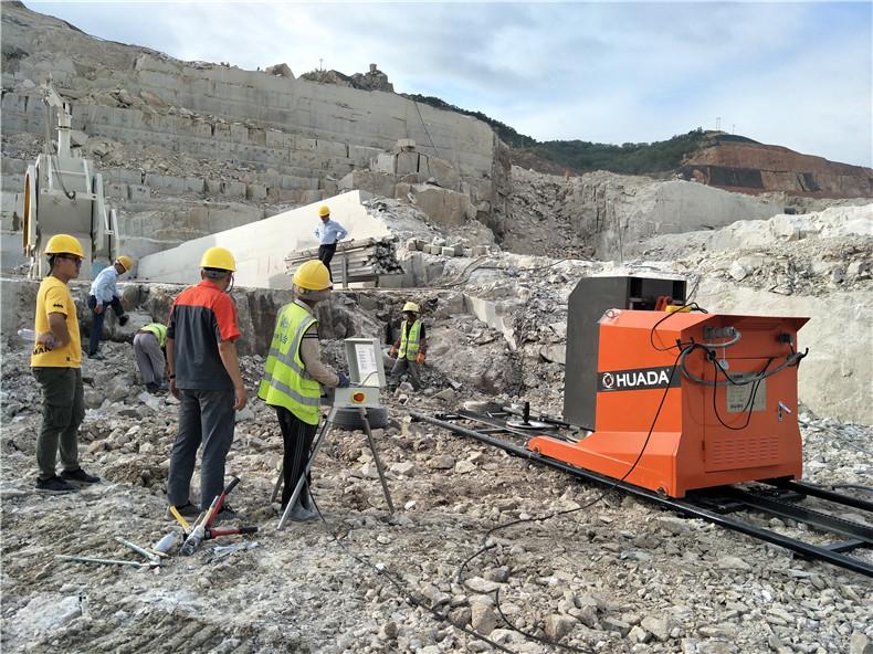 石材礦山繩鋸機(jī)開采技術(shù)及介紹